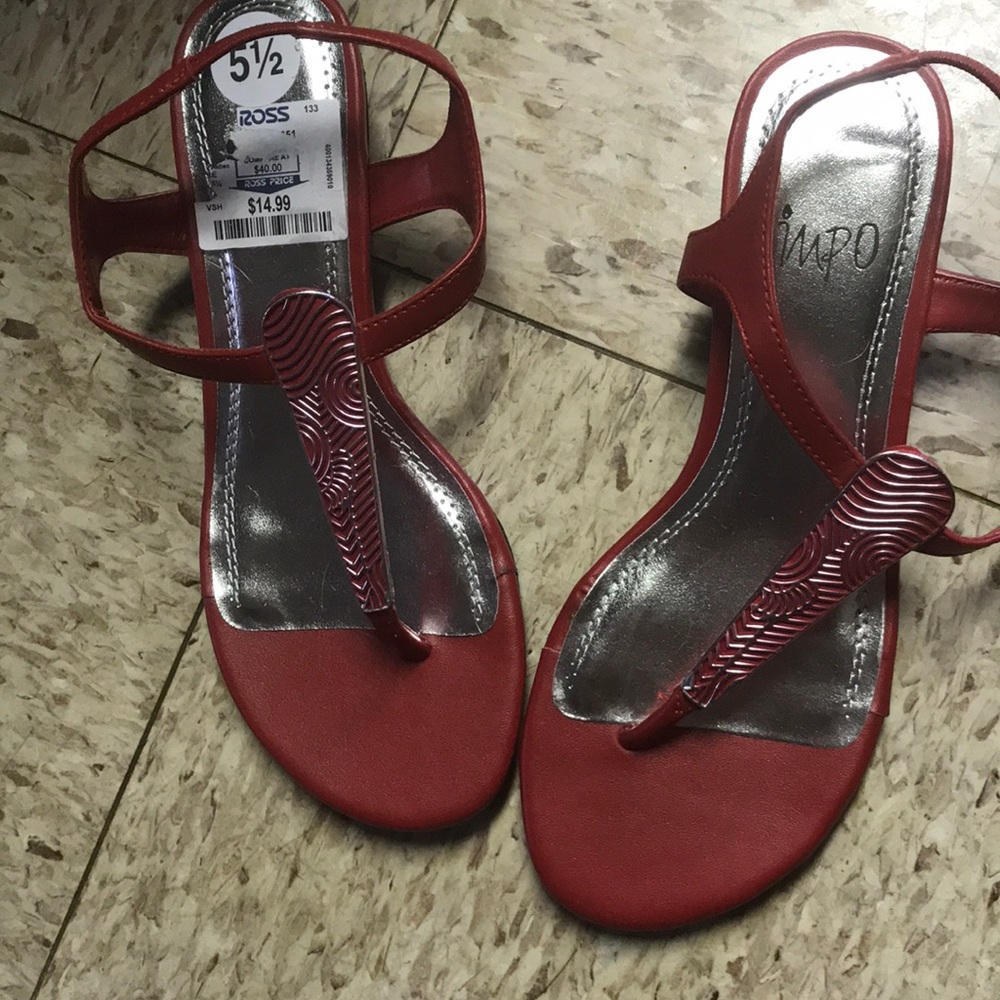 Sandals never worn